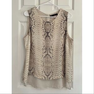 Snakeskin Patterned Blouse